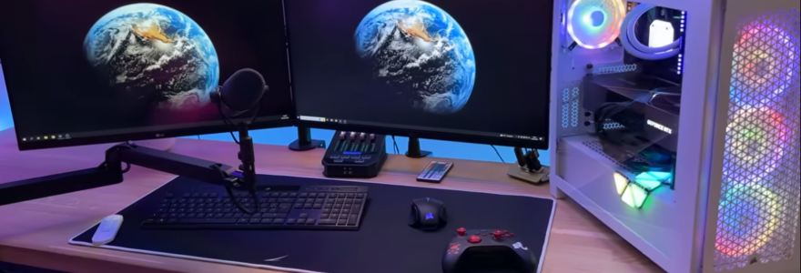 Setup PC pour gamer